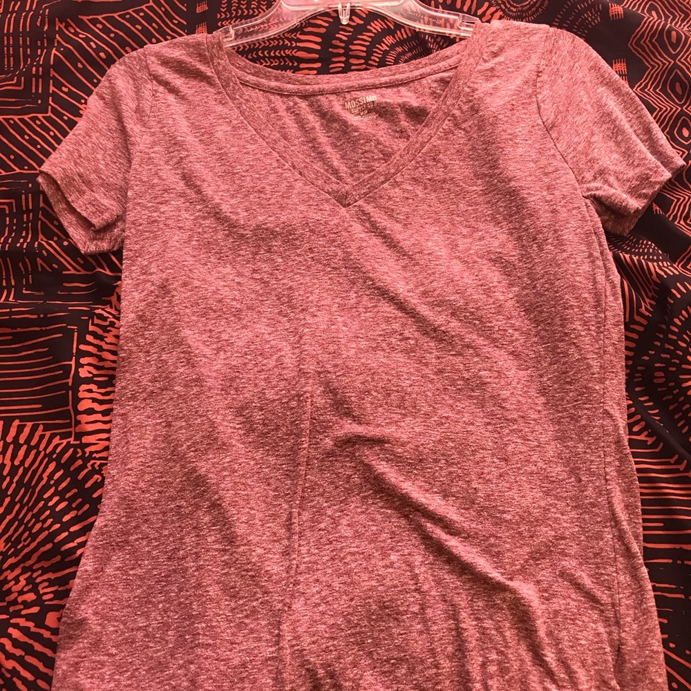 Purple V-Neck Shirt